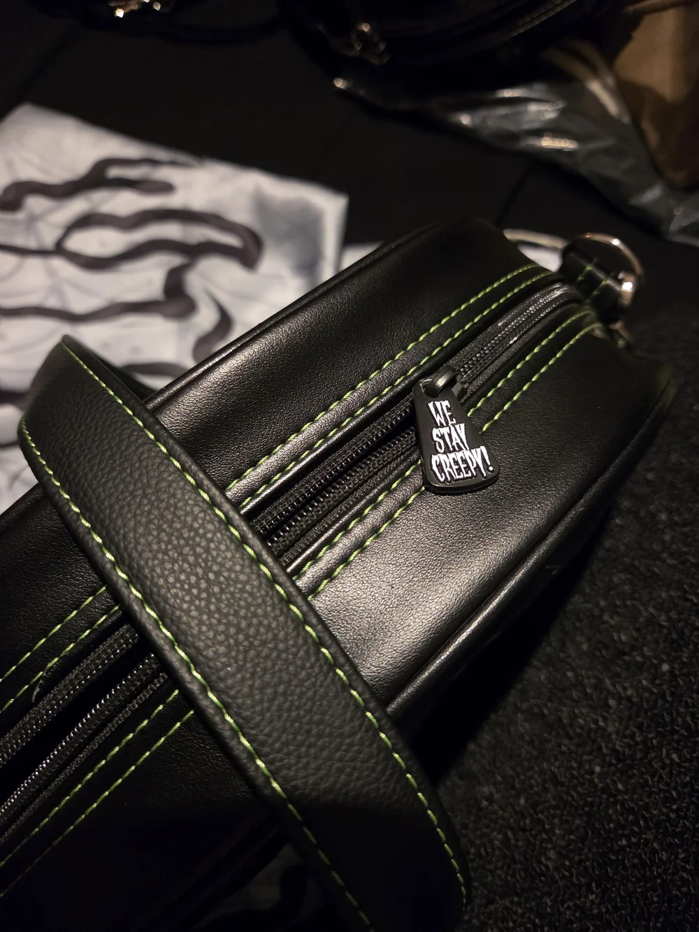 Love Pain & Stitches X Pumpkin Kult Double Crossbody Bag
